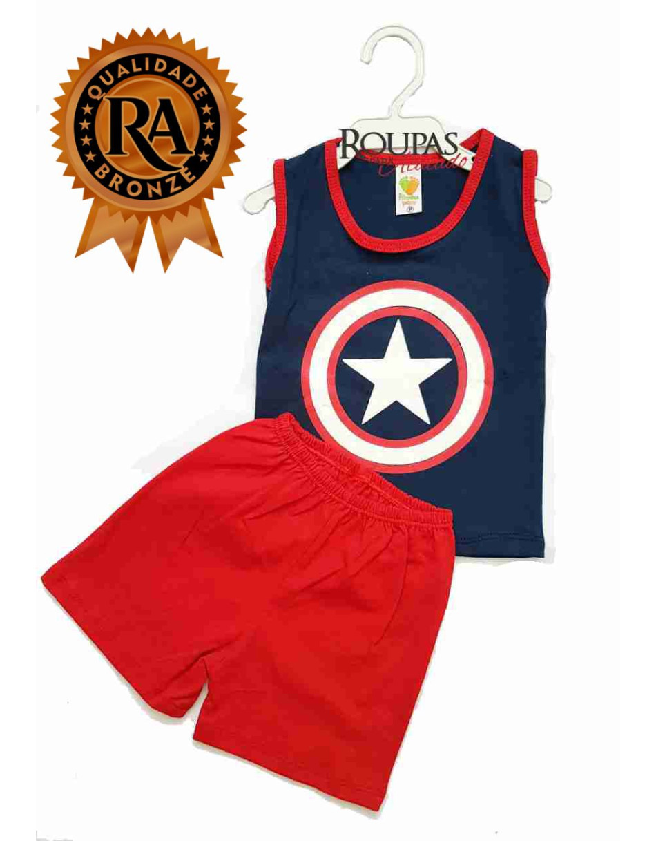 Conjunto Infantil Super Heróis