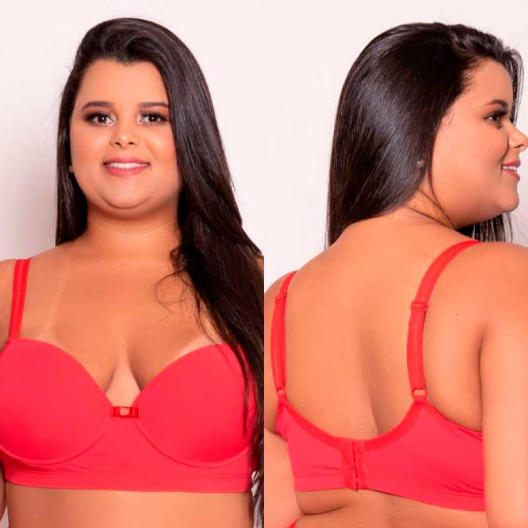 Sutiã Reforçado Plus Size Com Bojo