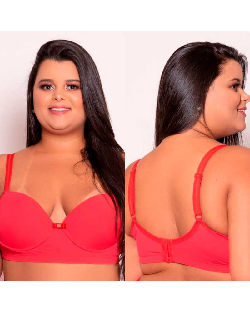 Sutiã Reforçado Plus Size Com Bojo