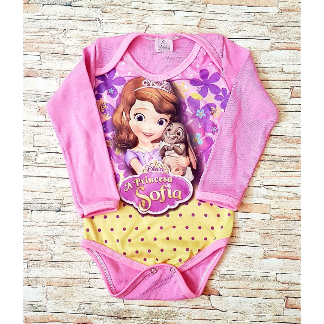 Body Ribana Manga Longa Infantil Feminino