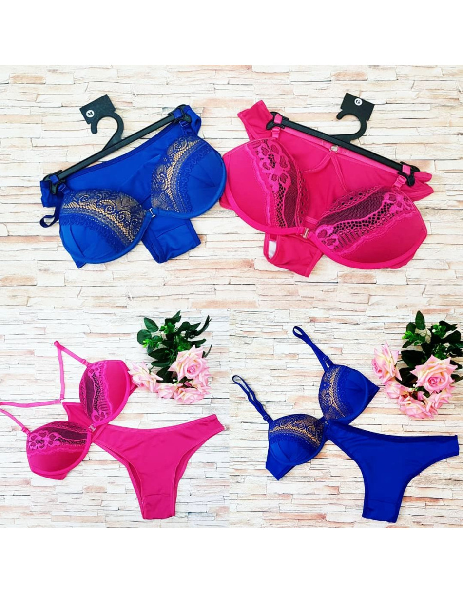 Conjunto Lingerie Calcinha e Sutiã com detalhes