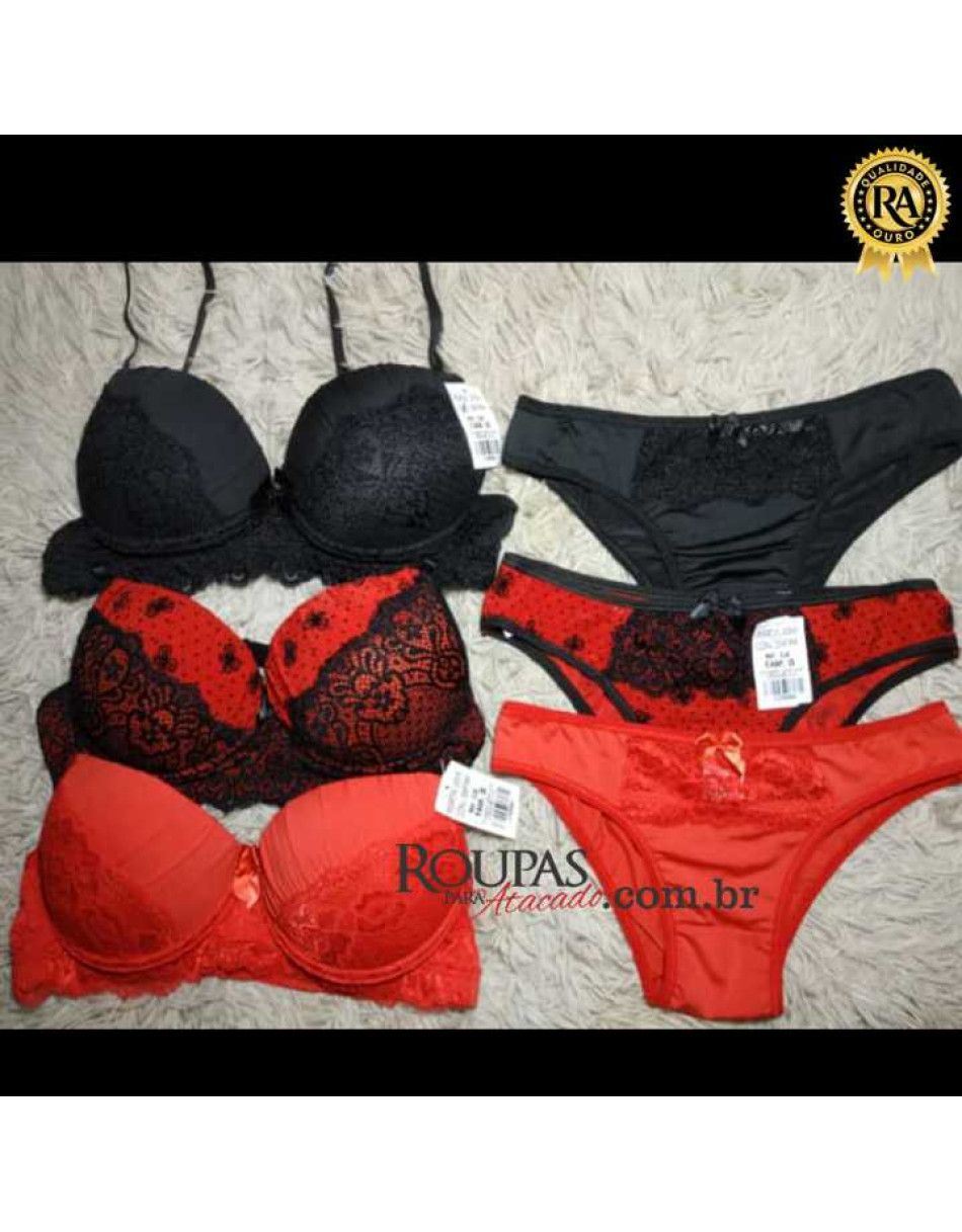 Conjunto Lingerie Safira Detalhes