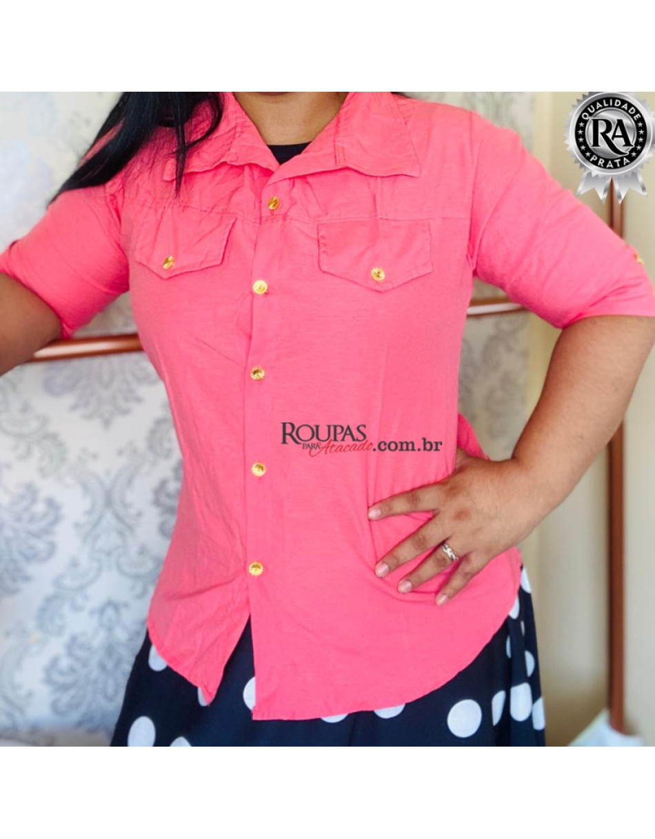  Camisa Social Feminina 