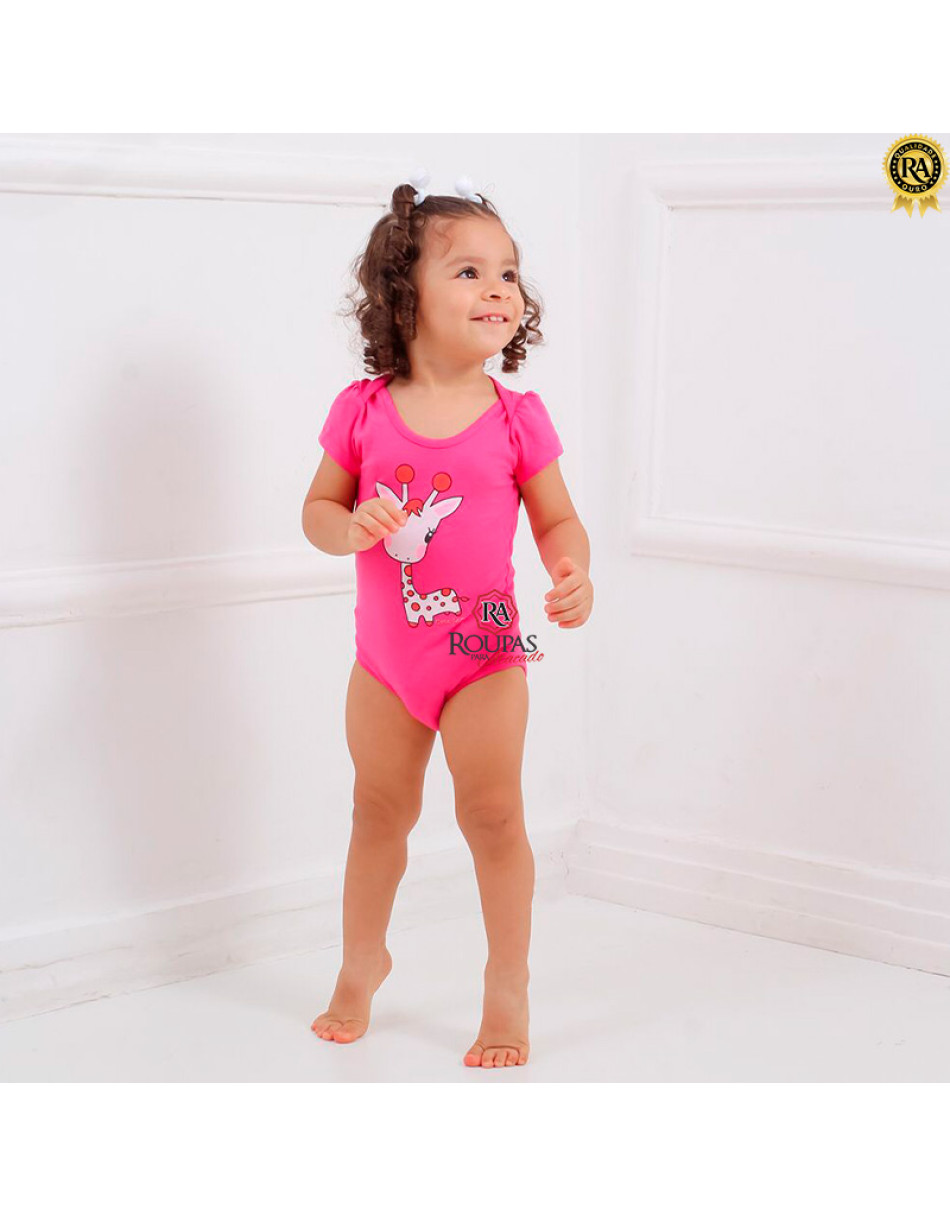 Body Menina Infantil Cotton Penteado