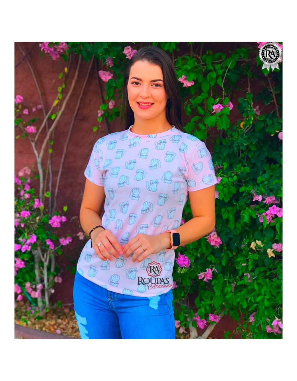 Blusa Tshirt Summerplex Estampada