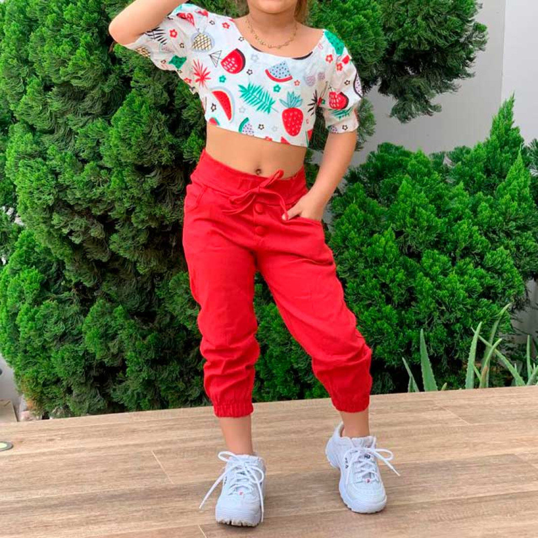 Calça Infantil Bengaline Vaninha